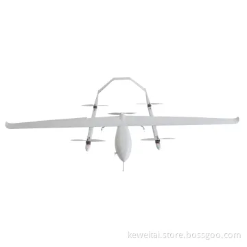 Vtol Fixed-Wing Uav, Gas and Electric Hybrid and Pure Electric Versions